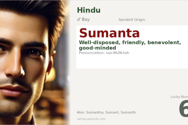 Sumanta Name Meaning — Sanskrit Origin, Boy Name & Details (2025)