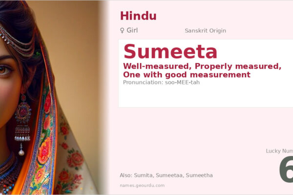 Sumeeta Name Meaning — Sanskrit Origin, Girl Name & Details (2025)