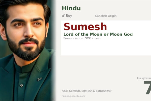 Sumesh Meaning — Origin, Gender & Details (2025)
