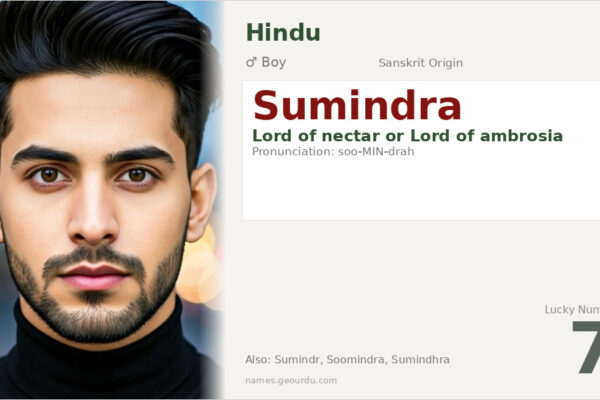 Sumindra Name Meaning — Sanskrit Origin, Hindu Boy Name & Details (2025)