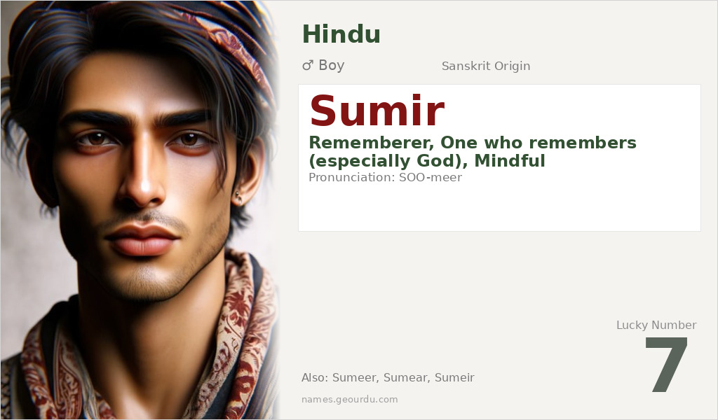 Sumir Name Meaning and Details