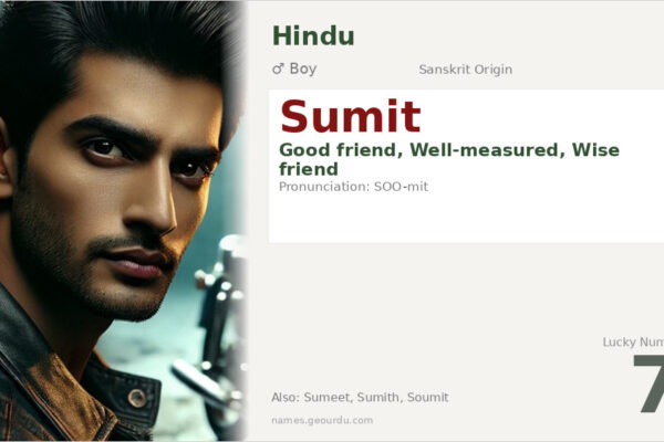 Sumit Name Meaning — Sanskrit Origin, Boy Name & Details (2025)