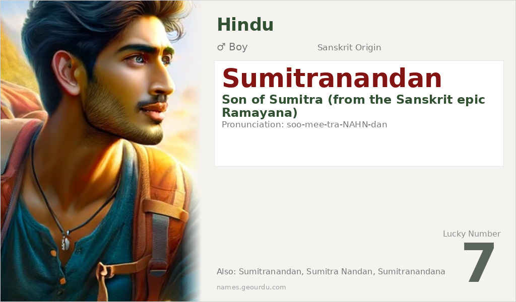 Sumitranandan Name Meaning and Details