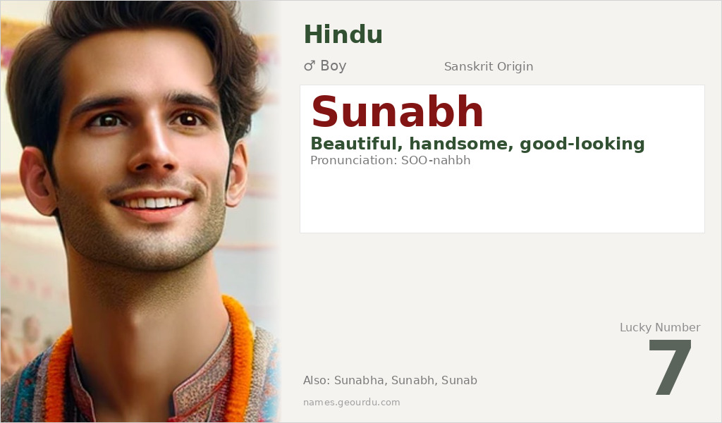 Sunabh Name Meaning and Details