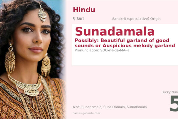 Sunadamala Name Meaning — Origin, Gender & Details (2025)