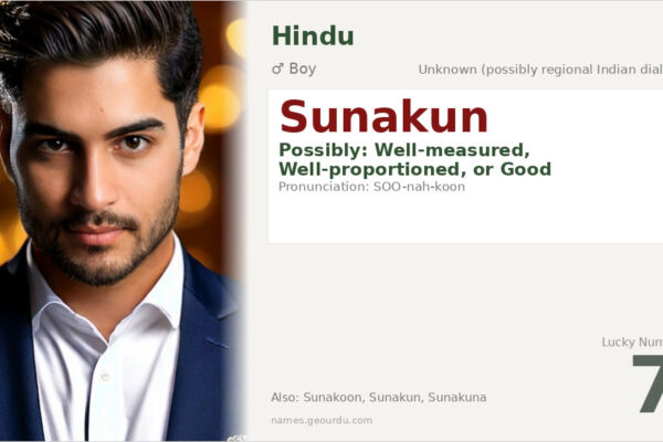 Sunakun Meaning — Origin, Gender & Details (2025)
