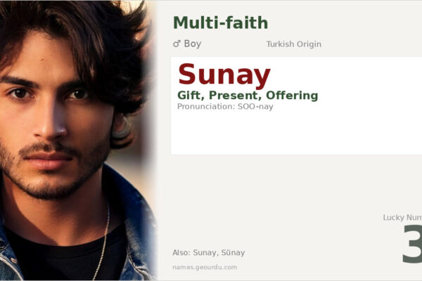 Sunay Name Meaning — Turkish Origin, Boy Name & Details (2025)