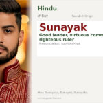 Sunayak Name Meaning and Details