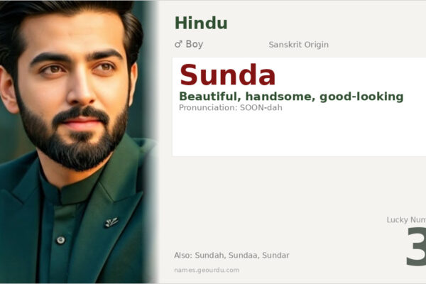 Sunda Name Meaning — Origin, Gender & Details (2025)