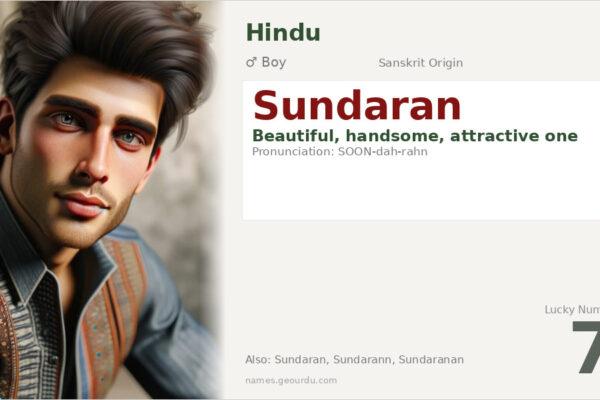 Sundaran Name Meaning — Sanskrit Origin, Boy Name & Details (2025)