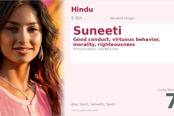Suneeti Name Meaning — Sanskrit Origin, Girl Hindu Name & Details (2025)