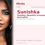 Sunishka Name Meaning and Details