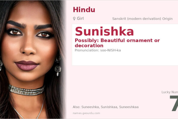 Sunishka Name Meaning — Origin, Gender & Details (2025)