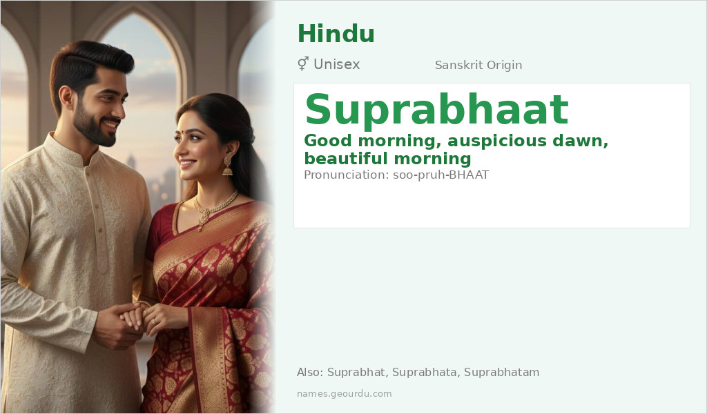 Suprabhaat Name Meaning and Details