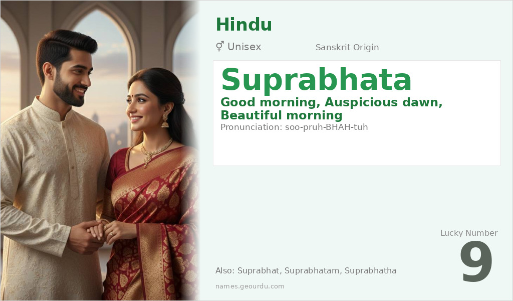 Suprabhata Name Meaning and Details