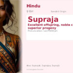 Supraja Name Meaning and Details