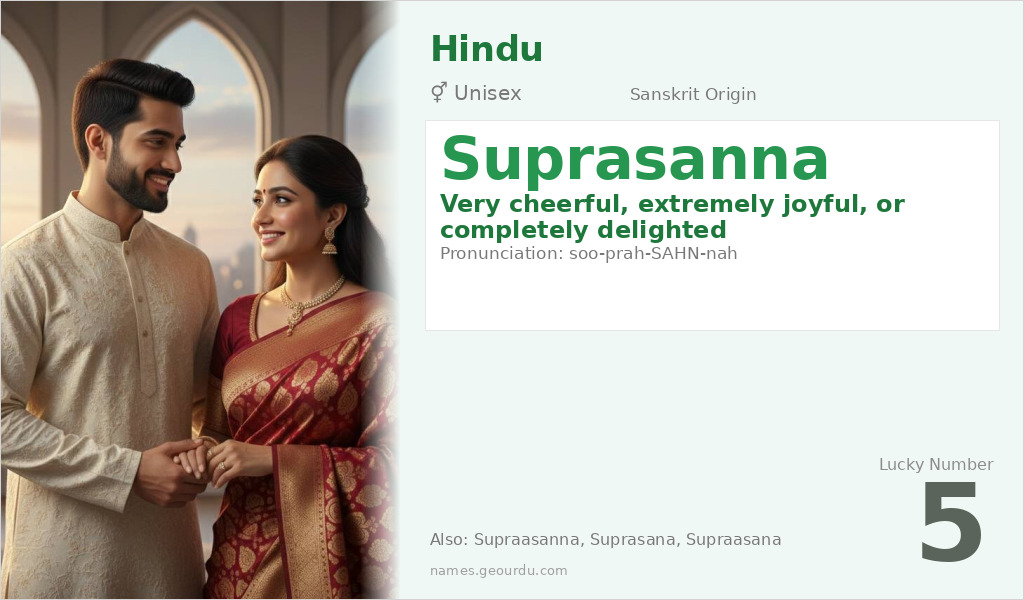 Suprasanna Name Meaning and Details