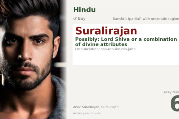 Suralirajan Meaning — Origin, Gender & Details (2025)