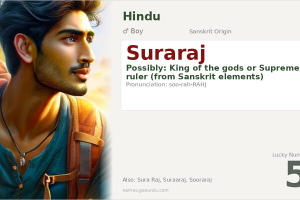 Suraraj Name Meaning — Origin, Gender & Details (2025)