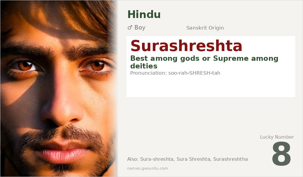 Surashreshta Name Meaning and Details