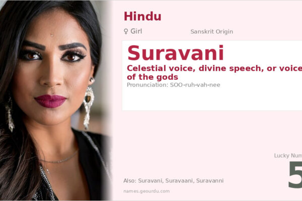 Suravani Name Meaning — Sanskrit Origin, Girl Name & Details (2025)