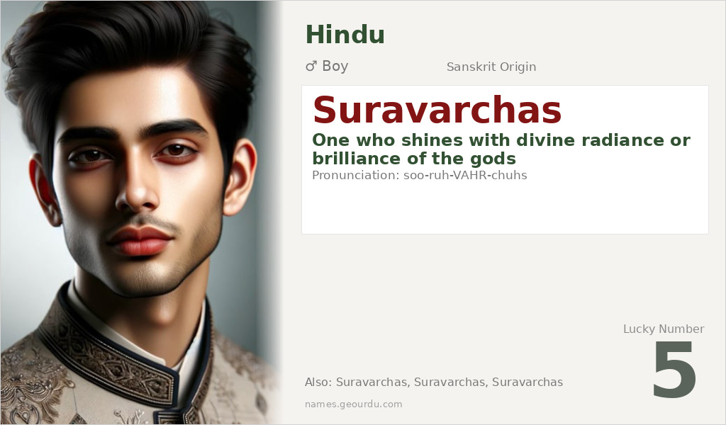 Suravarchas Name Meaning and Details