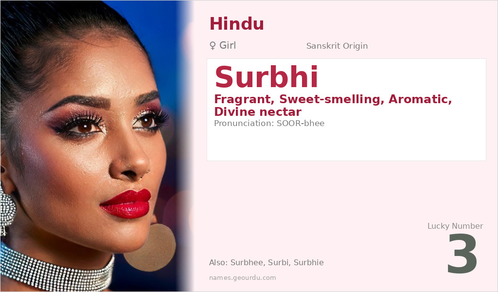Surbhi Name Meaning and Details