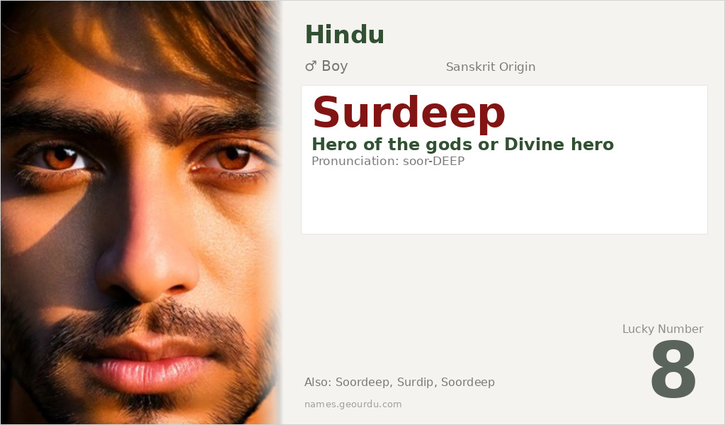 Surdeep Name Meaning and Details