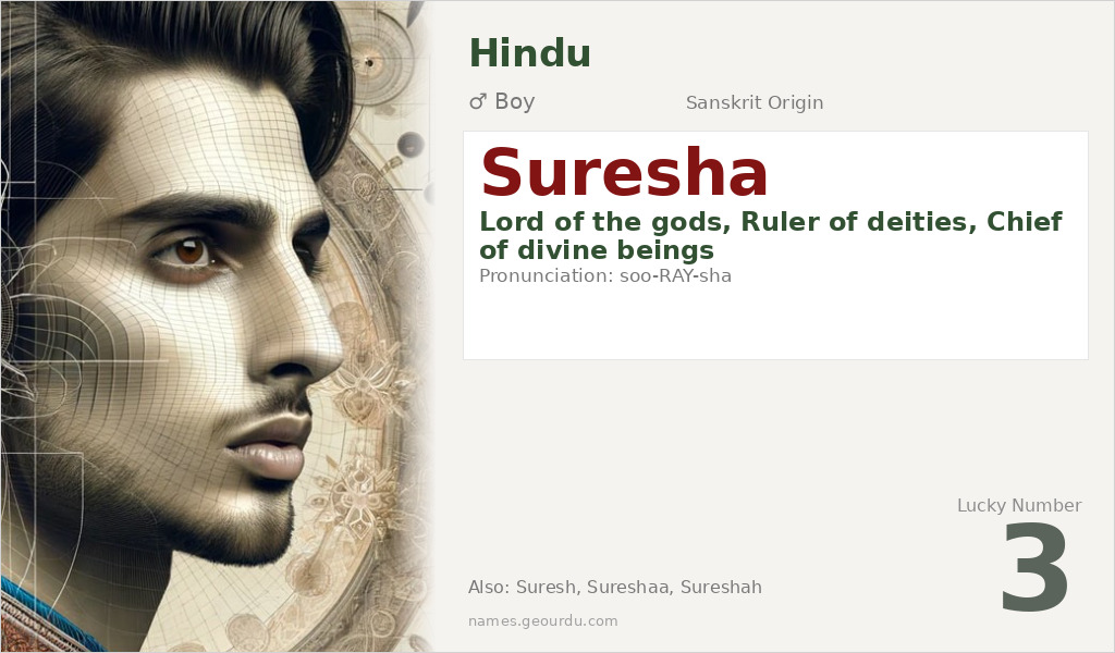 Suresha Name Meaning and Details