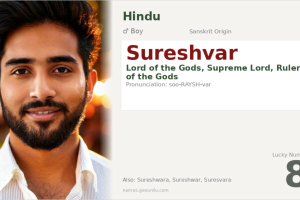 Sureshvar Name Meaning — Sanskrit Origin, Hindu Boy Name & Details (2025)