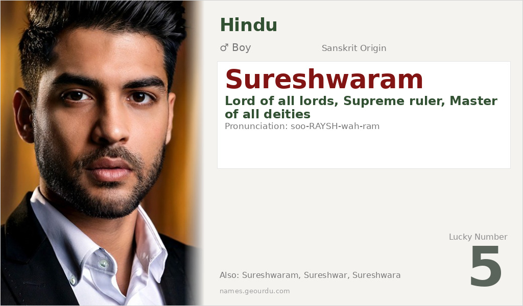 Sureshwaram Name Meaning and Details