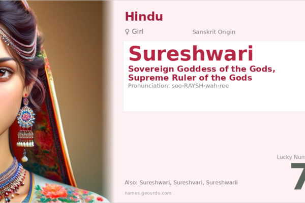 Sureshwari Name Meaning — Sanskrit Origin, Goddess Name & Details (2025)