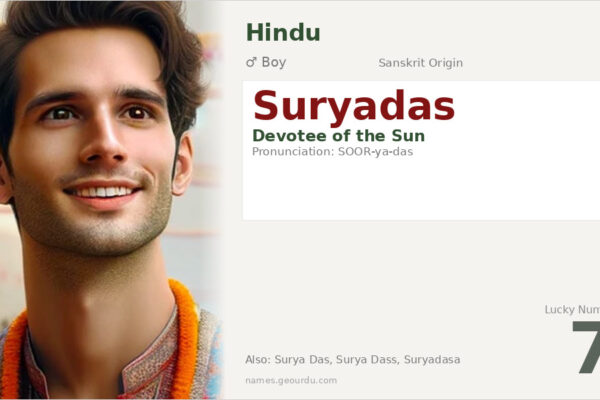 Suryadas Meaning — Sanskrit Origin, Hindu Boy Name & Details (2025)