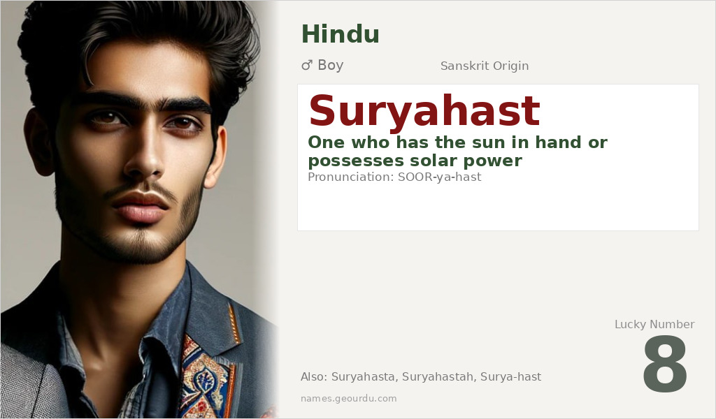 Suryahast Name Meaning and Details