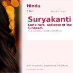 Suryakanti Name Meaning and Details