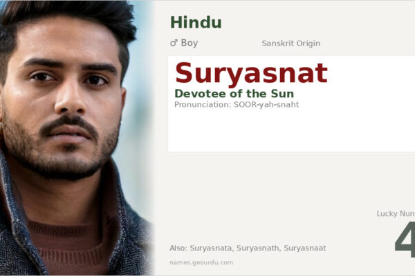 Suryasnat Meaning — Sanskrit Origin, Boy Name & Hindu Significance (2025)