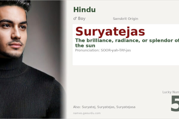Suryatejas Meaning — Sanskrit Origin, Boy Name & Details (2025)