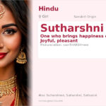 Sutharshni Name Meaning and Details