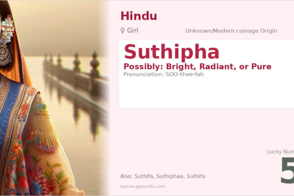 Suthipha Name Meaning — Origin, Gender & Details (2025)