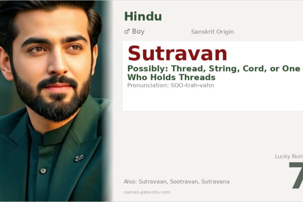 Sutravan Name Meaning — Sanskrit Origin, Boy Name & Details (2025)