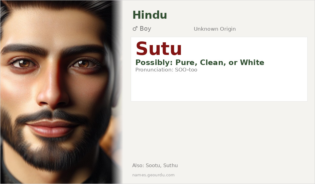 Sutu Name Meaning and Details