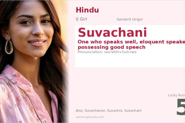 Suvachani Name Meaning — Sanskrit Origin, Girl Name & Details (2025)