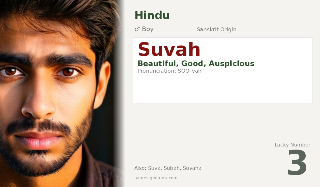 Suvah Name Meaning and Details