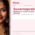 Suvarnaprabha Name Meaning and Details