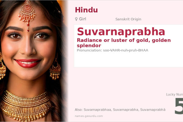 Suvarnaprabha Meaning — Sanskrit Origin, Girl Name & Details (2025)