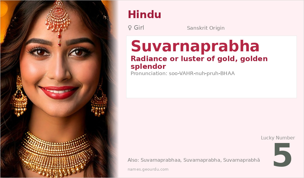 Suvarnaprabha Name Meaning and Details