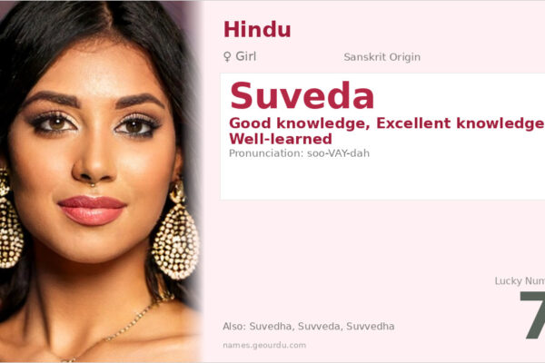 Suveda Name Meaning — Sanskrit Origin, Girl Name & Details (2025)