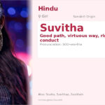 Suvitha Name Meaning and Details