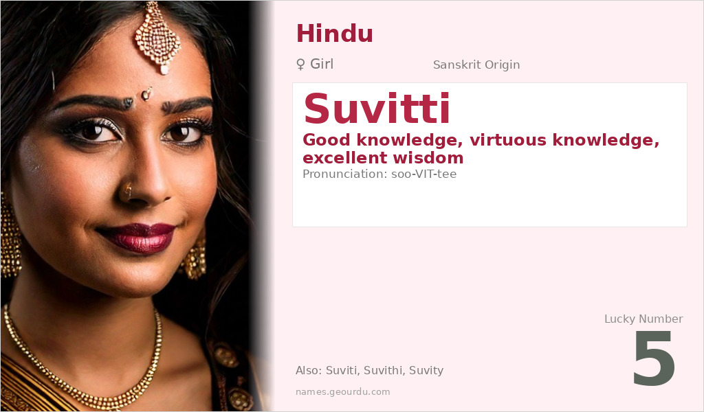 Suvitti Name Meaning and Details
