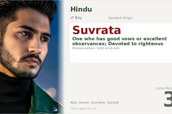 Suvrata Name Meaning — Sanskrit Origin, Boy Hindu Name & Details (2025)